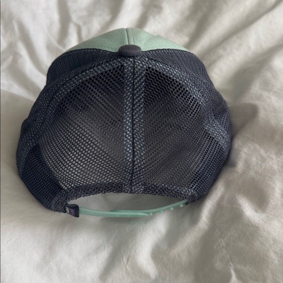 Patagonia Aqua and Charcoal KIDS Trucker Hat - Picture 5 of 5